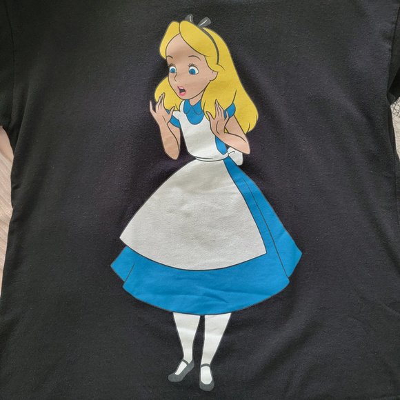 Zara x Disney Alice in Wonderland Graphic Tee Shirt - Picture 7 of 14
